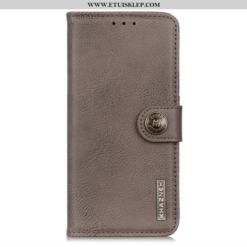 Etui Folio do Oppo A74 4G Imitacja Skóry Khazneh